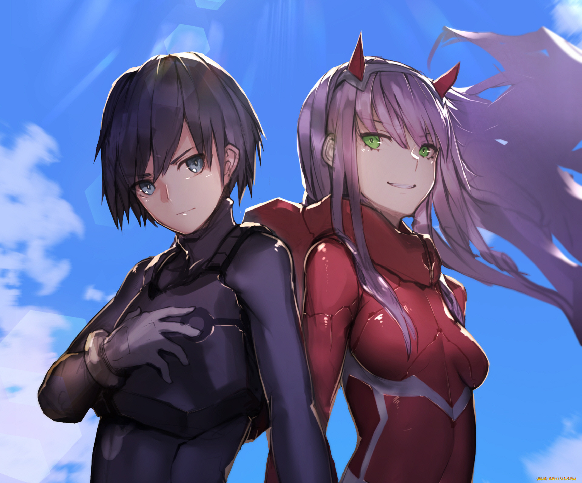 Darling in the FRANXX 002 И Хиро